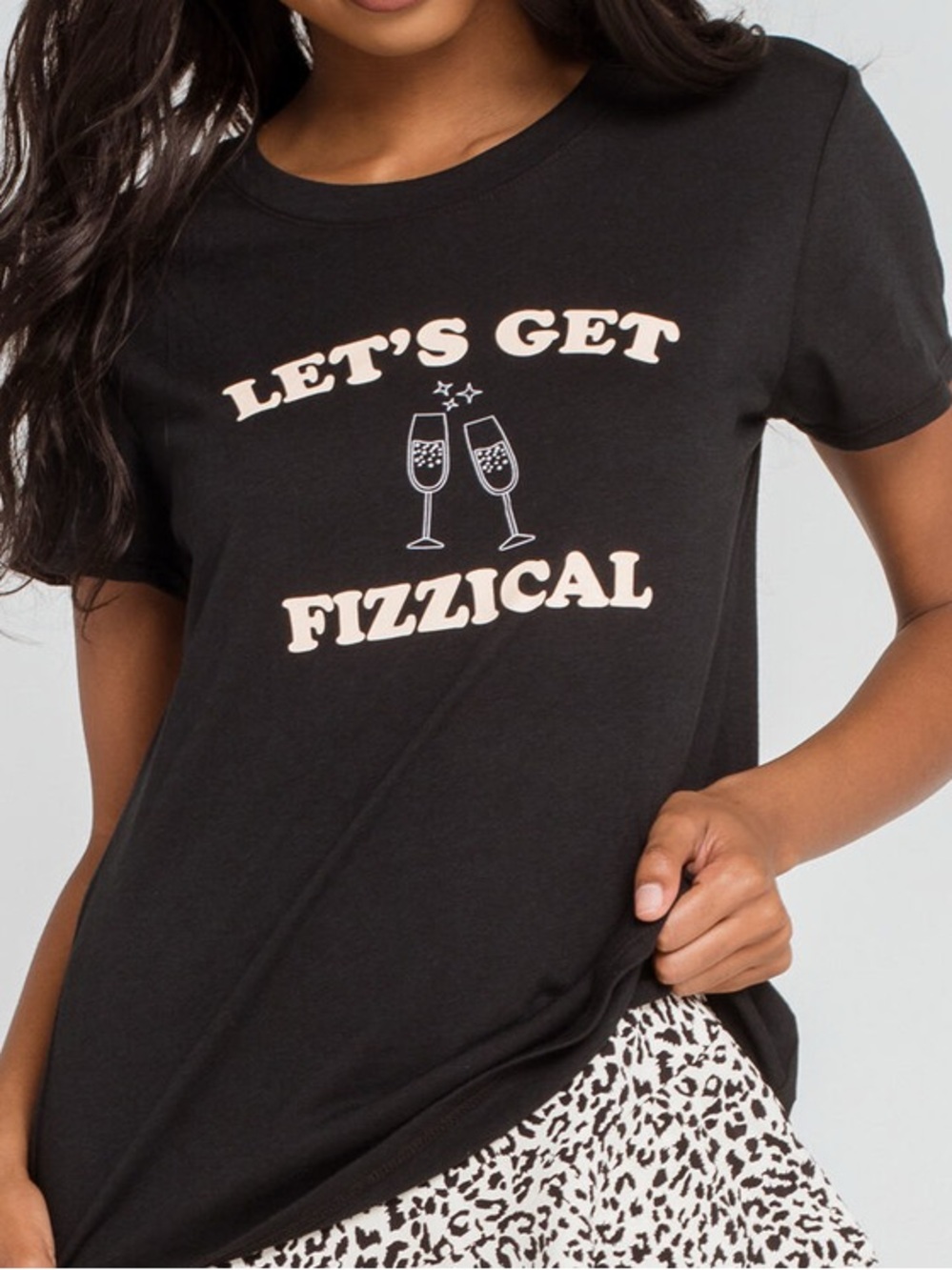 Sub_Urban Riot Black Graphic Tee "Let's Get Fizzical"